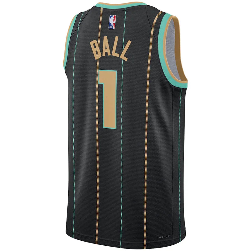 Regata NBA Charlotte Hornets Jordan City Edition Swingman Jersey 22/23 LaMelo Ball 1