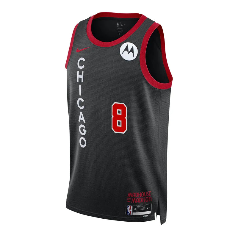Regata NBA Chicago Bulls Nike City Edition 23/24 Swingman Jersey Zach Lavine 8
