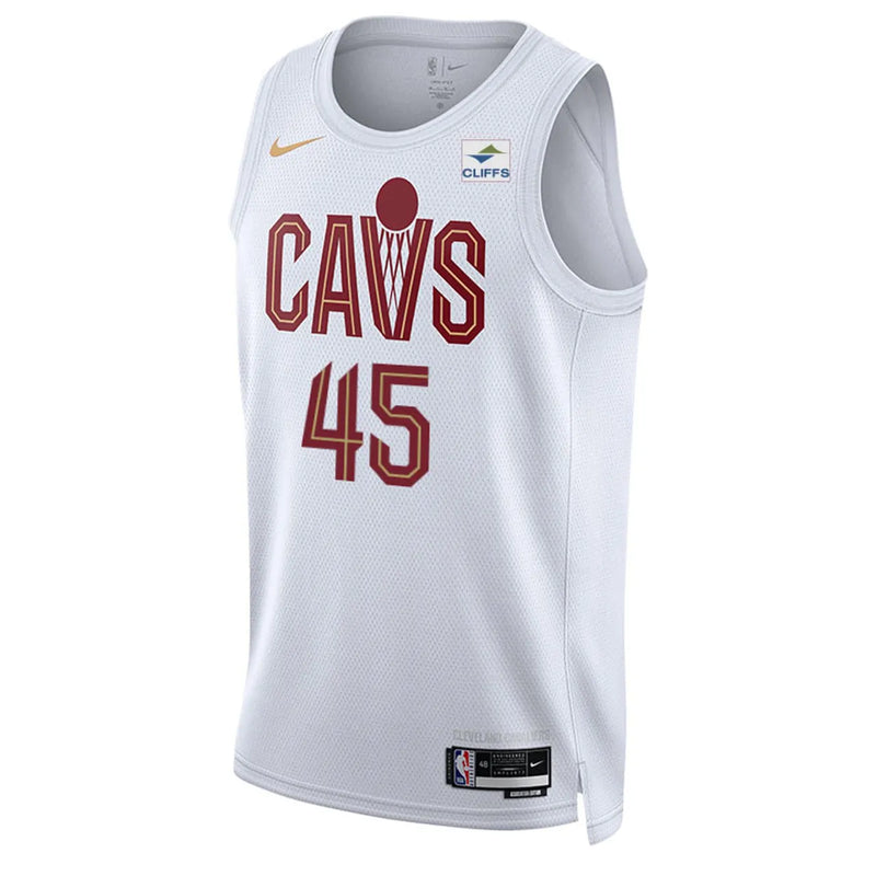 Regata NBA Cleveland Cavaliers Nike Association Edition Swingman Jersey Donovan Mitchell Jr. 45