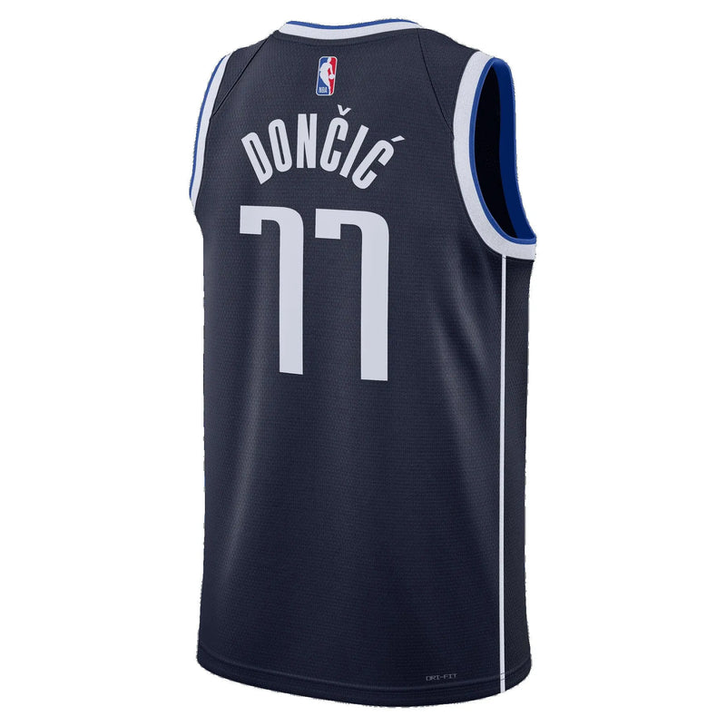 Regata NBA Dallas Mavericks Jordan Statement Edition Swingman Jersey Luka Doncic 77