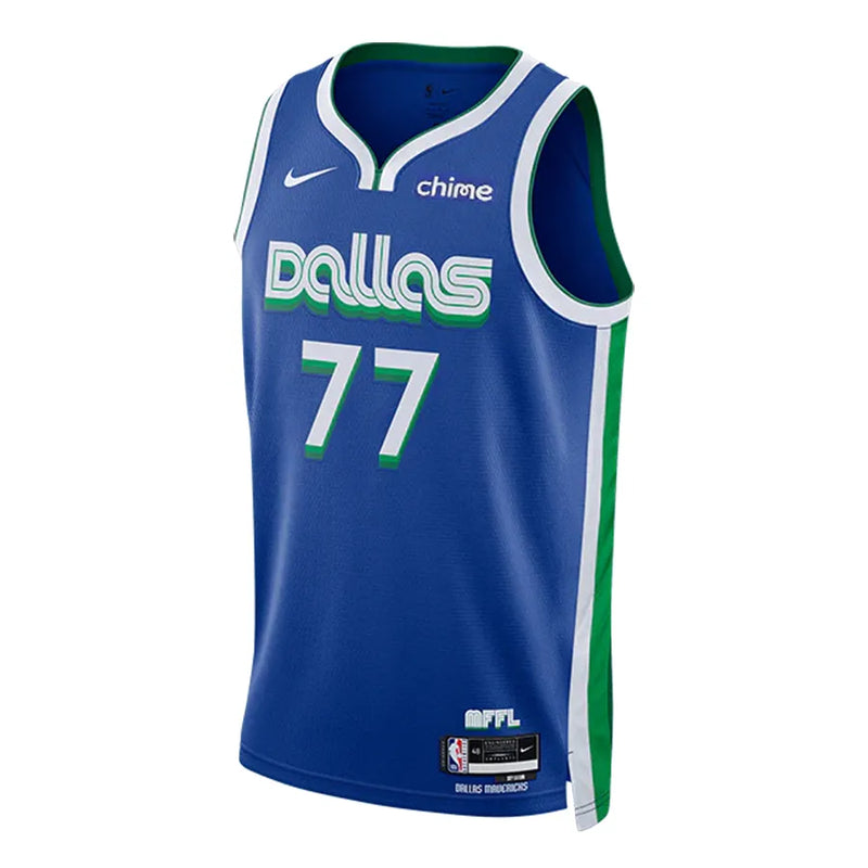 Regata NBA Dallas Mavericks Nike City Edition 22/23 Swingman Jersey Luka Doncic 77