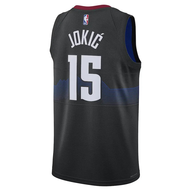 Regata NBA Denver Nuggets Nike City Edition 23/24 Swingman Jersey Nikola Jokic 15