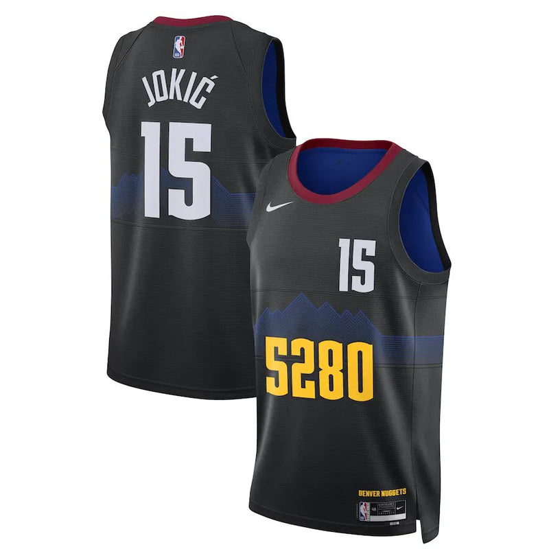 Regata NBA Denver Nuggets Nike City Edition 23/24 Swingman Jersey Nikola Jokic 15