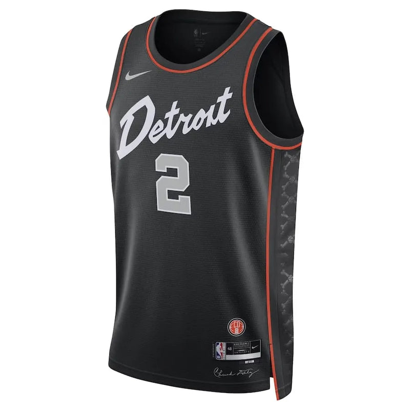 Regata NBA Detroit Pistons Nike City Edition 23/24 Swingman Jersey Cade Cunningham 2