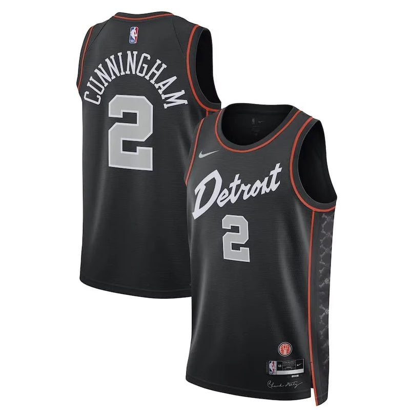 Regata NBA Detroit Pistons Nike City Edition 23/24 Swingman Jersey Cade Cunningham 2