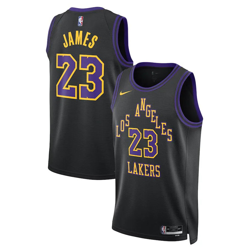 Regata NBA Los Angeles Lakers Nike City Edition Swingman Jersey 23/24 LeBron James 23