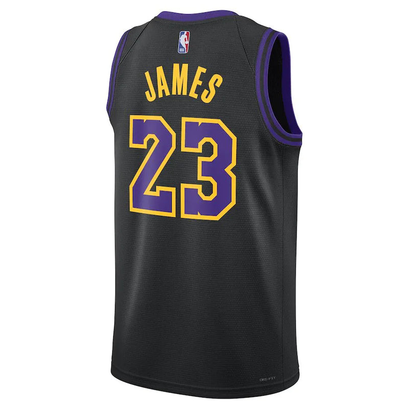 Regata NBA Los Angeles Lakers Nike City Edition Swingman Jersey 23/24 LeBron James 23