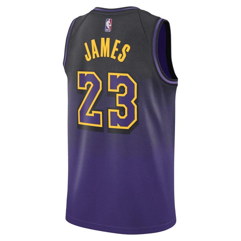 Regata NBA Los Angeles Lakers Nike City Edition Swingman Jersey 24/25 LeBron James 23