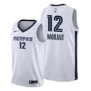 Regata NBA Memphis Grizzlies Nike Association Edition Swingman Jersey Branca Ja Morant 12