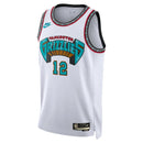 Regata NBA Memphis Grizzlies Nike Classic Edition 24/25 Swingman Jersey Branca Ja Morant 12
