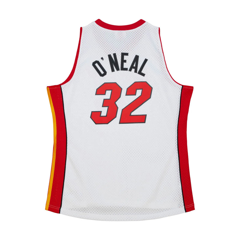 Regata NBA Miami Heat 2005/06 Mitchell & Ness Hardwood Classics Swingman Shaquille O'Neal 32 Branca