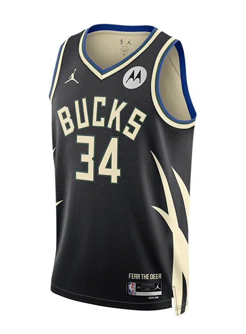 Regata NBA Milwaukee Bucks Jordan Statement Edition Swingman Jersey Giannis Antetokounmpo 34