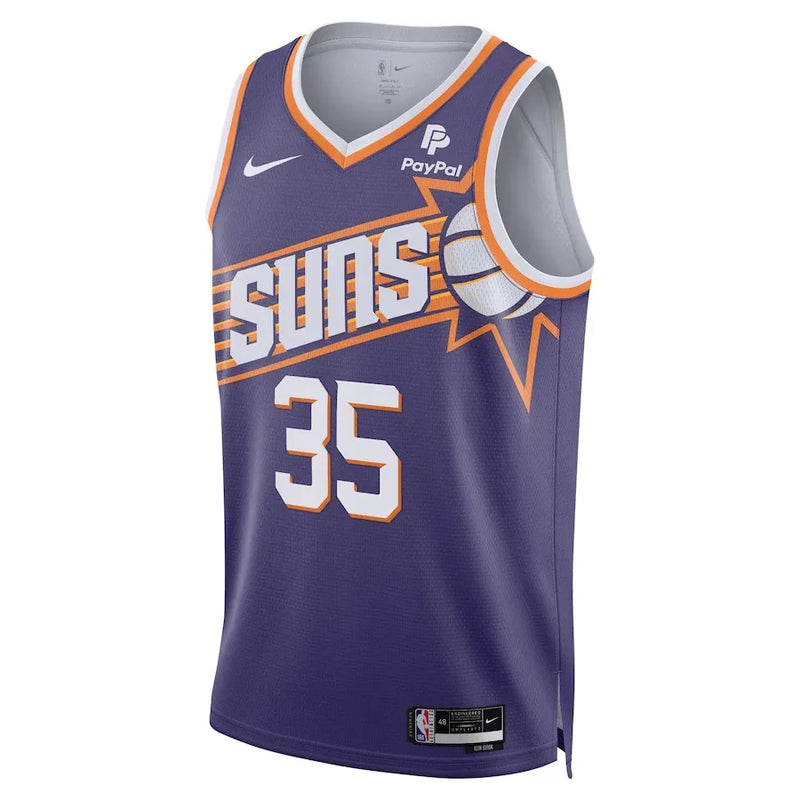Regata NBA Phoenix Suns Nike Icon Edition Swingman Jersey Roxa Kevin Durant 35