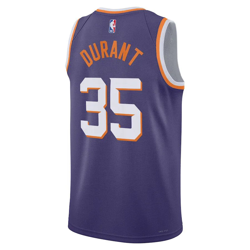 Regata NBA Phoenix Suns Nike Icon Edition Swingman Jersey Roxa Kevin Durant 35