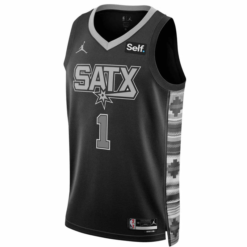 Regata NBA San Antonio Spurs Jordan Statement Edition 23/24 Swingman Jersey Victor Wembanyama 1