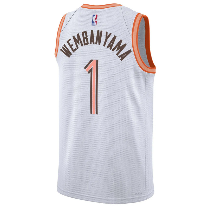 Regata NBA San Antonio Spurs Nike City Edition 23/24 Swingman Jersey Victor Wembanyama 1