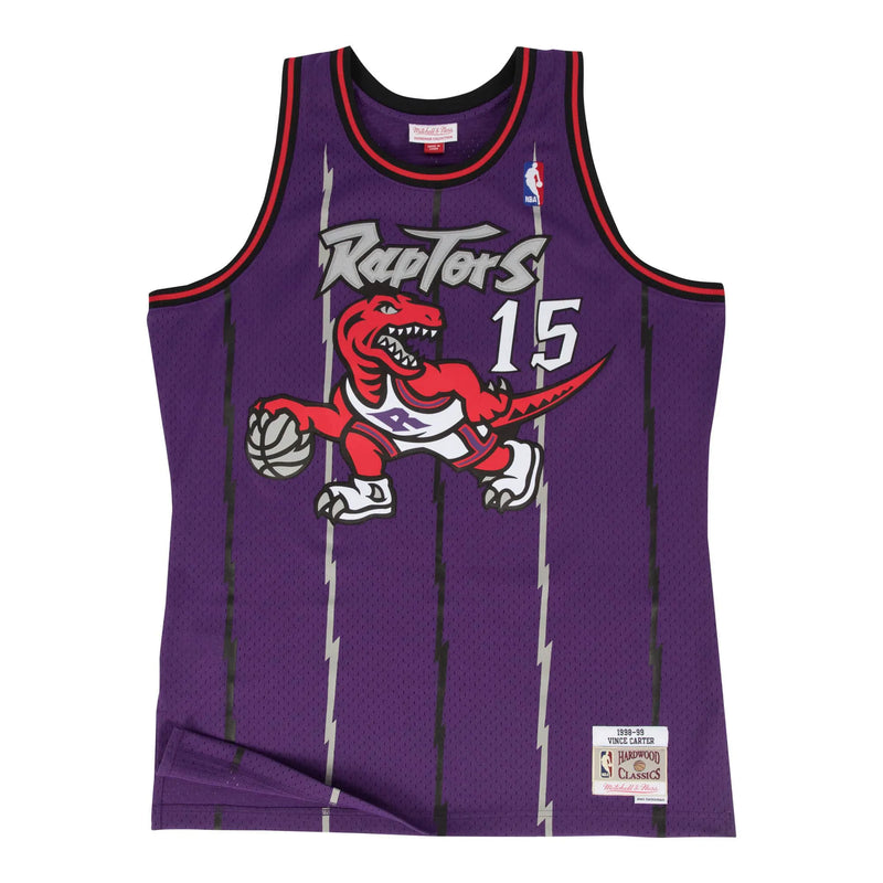 Regata NBA Toronto Raptors 1998/99 Mitchell & Ness Hardwood Classics Swingman Roxa Vince Carter 15