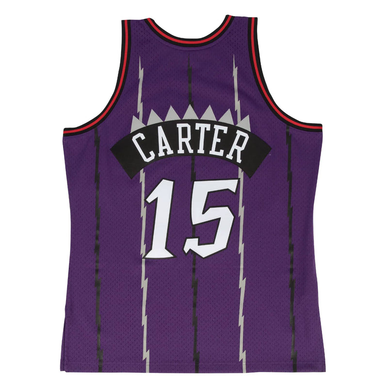Regata NBA Toronto Raptors 1998/99 Mitchell & Ness Hardwood Classics Swingman Roxa Vince Carter 15