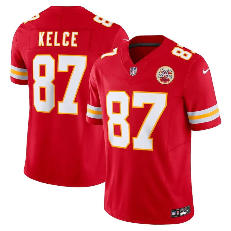 Camisa NFL Kansas City Chiefs Travis Kelce 87 Nike Limited Jersey Vermelha