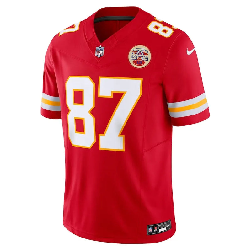 Camisa NFL Kansas City Chiefs Travis Kelce 87 Nike Limited Jersey Vermelha