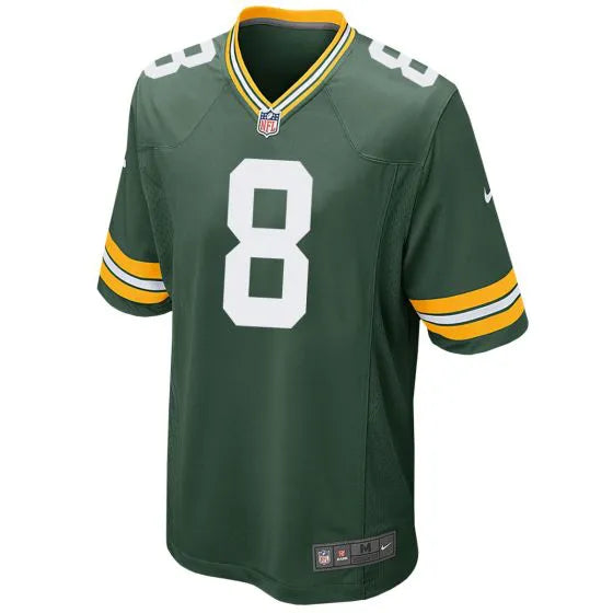 Camisa NFL Las Vegas Raiders Josh Jacobs 8 Nike Green Home Game Verde