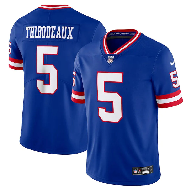 Camisa NFL New York Giants Royal Nike Kayvon Thibodeaux 5 Alternate Masculina Azul