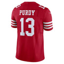 Camisa NFL San Francisco 49ers Brock Purdy 15 Nike Limited Jersey Vermelha