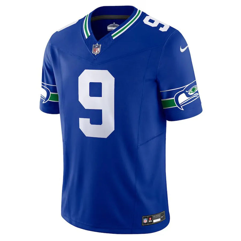 Camisa NFL Seattle Seahawks Walker III 9 Nike Limited Jersey Azul Royal