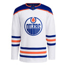 Camisa NHL Edmonton Oilers Adidas Away Jersey Branca Masculina