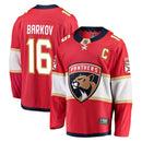 Camisa NHL Florida Panthers Adidas Home Jersey Vermelha Masculina Aleksander Barkov 16