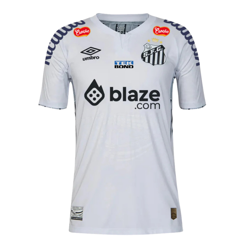 Camisa Santos I 24/25 + Patrocínios - Versão - Torcedor