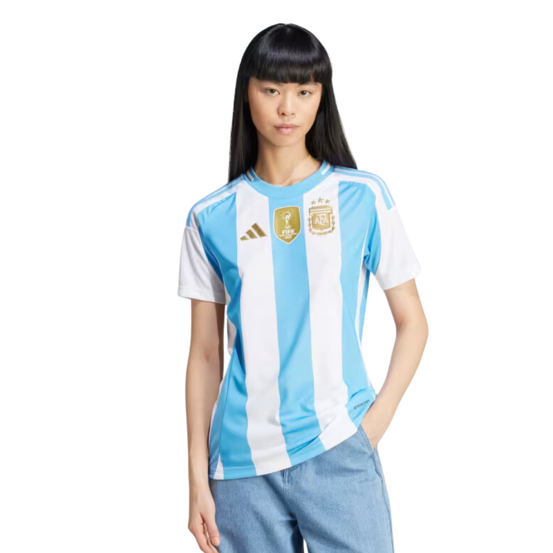 Camisa Argentina I 24/25 + Patch Copa 2022 - Versão - Feminina