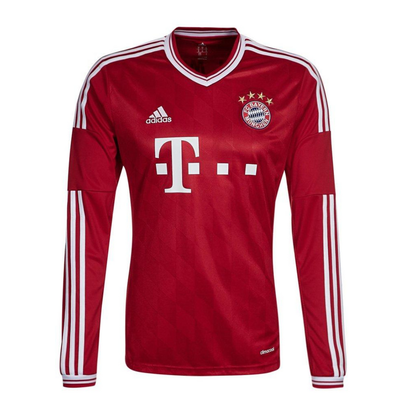 Camisa Bayern de Munique I 13/14 - Versão - Retrô - Manga Longa