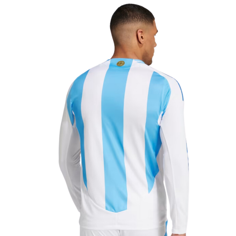 Camisa Argentina I 24/25 + Patch Copa 2022 - Versão - Manga Longa