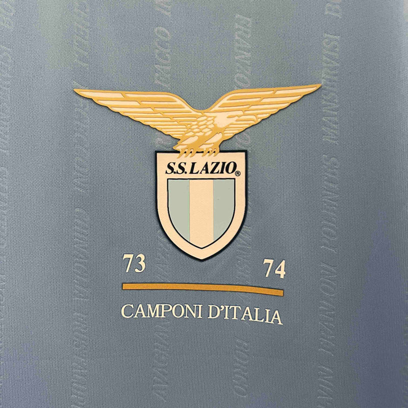 Camisa Lazio Edição Especial 50 anos do primeiro scudetto 1974 24/25 - Versão - Torcedor