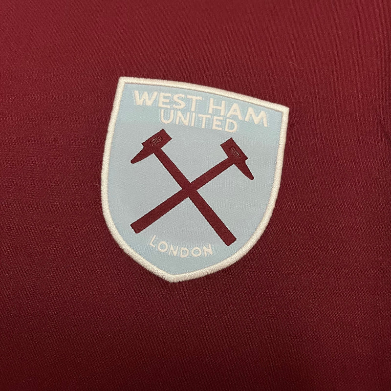 Camisa West Ham I 24/25 - Versão - Torcedor