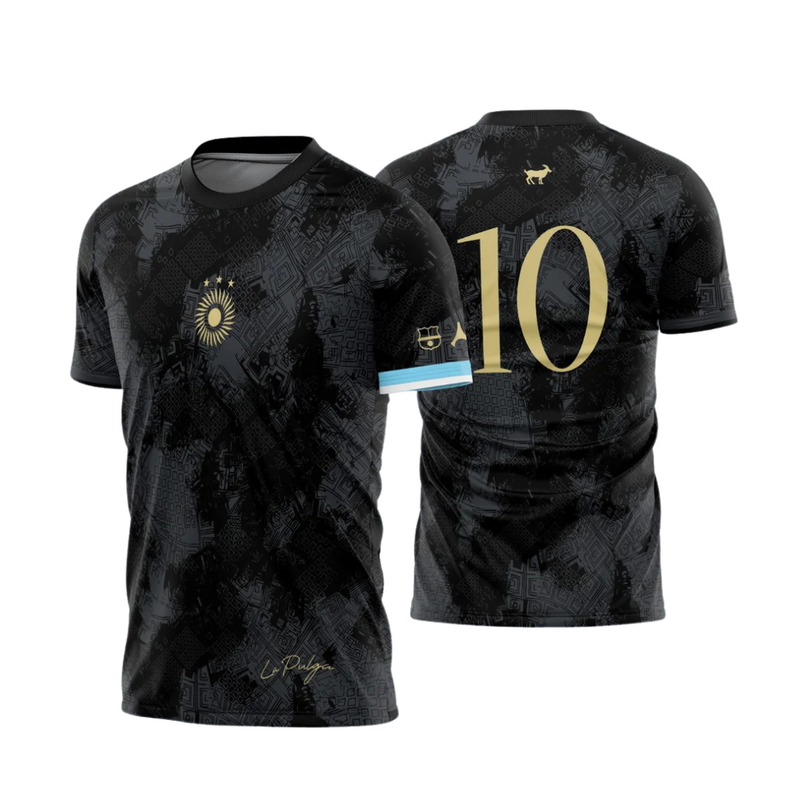 Camisa Argentina Edição Especial La Pulga Messi N°10 23/24 - Versão - Jogador