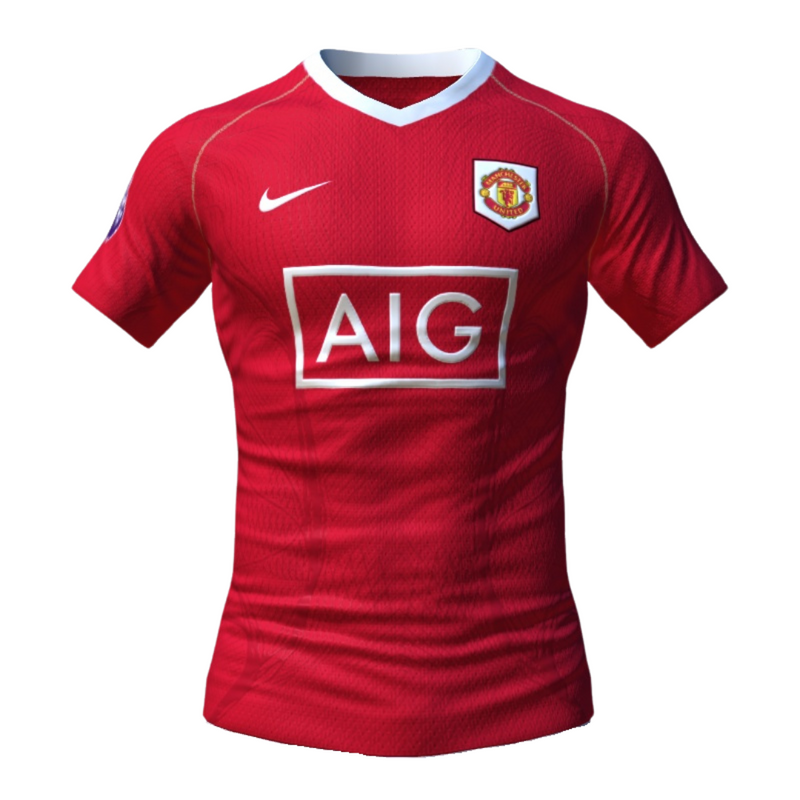 Camisa Manchester United I 06/07 - Versão - Retrô