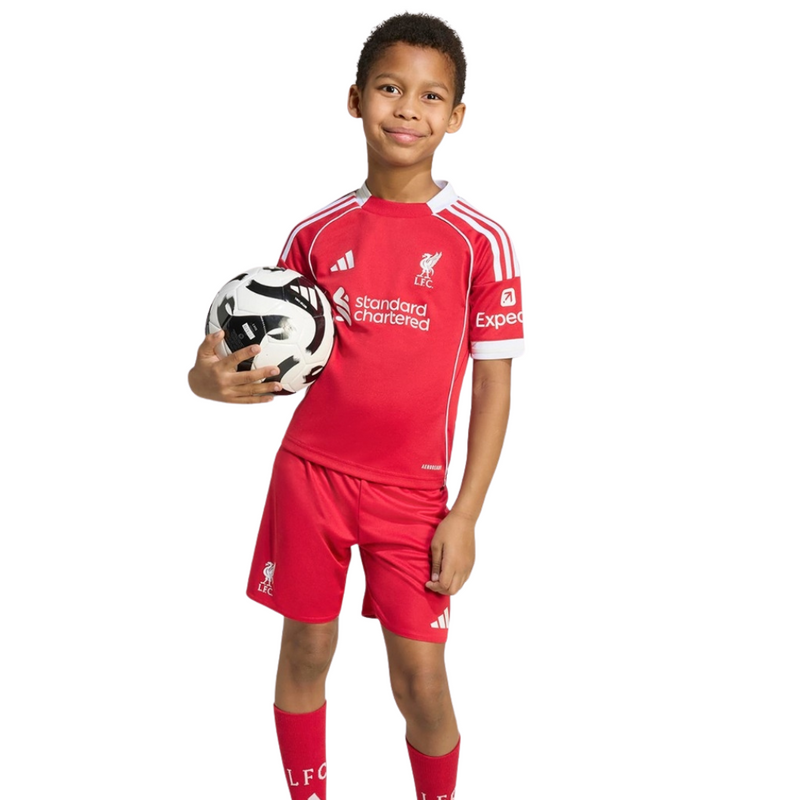 Conjunto Liverpool I 25/26 - Versão - Infantil