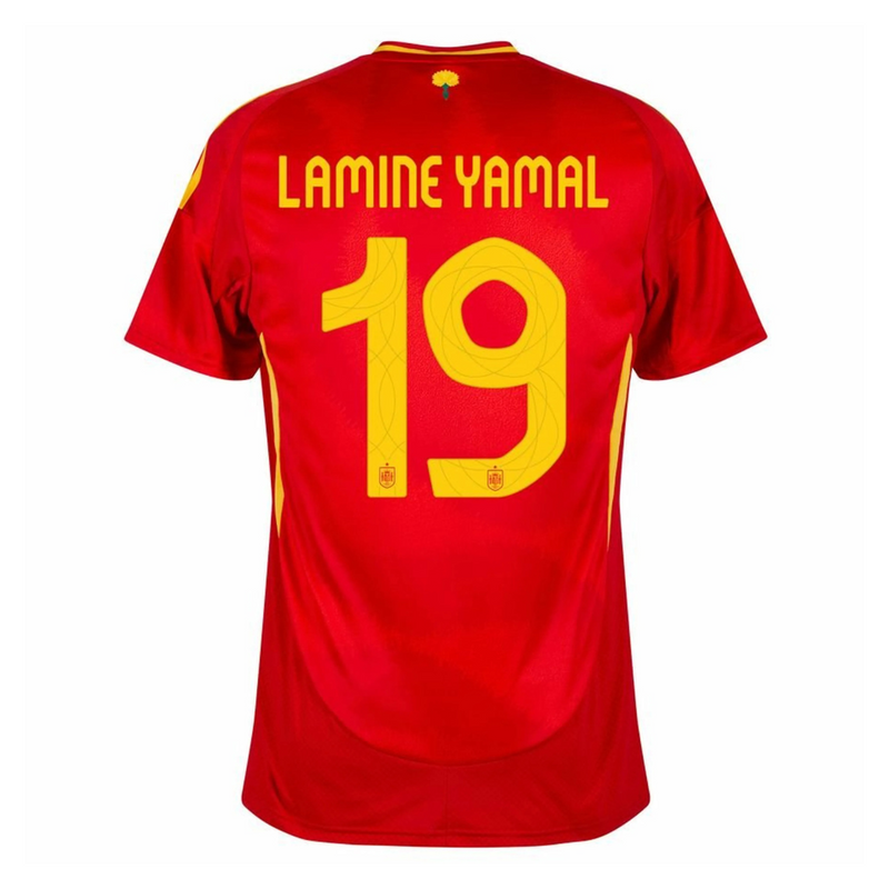 Camisa Espanha I 24/25 LAMINE YAMAL N°19- Versão - Torcedor