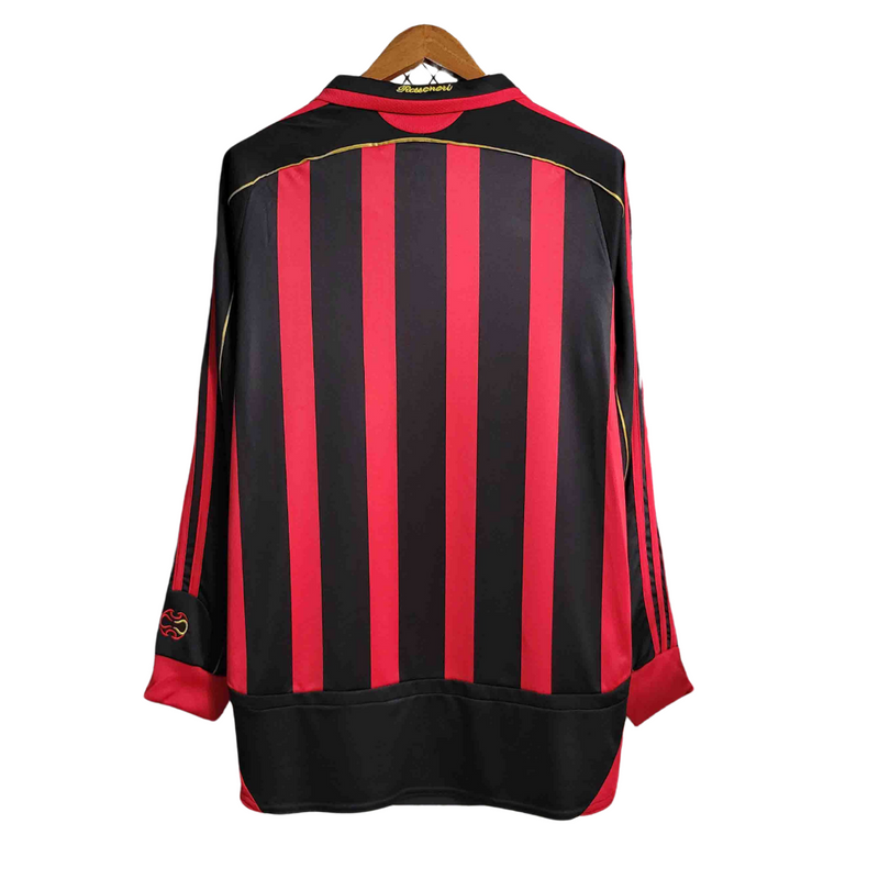 Camisa Milan I 06/07 - Versão - Retrô - Manga Longa