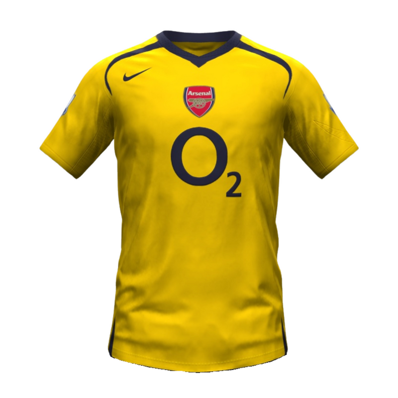 Camisa Arsenal II 05/06 - Versão - Retrô