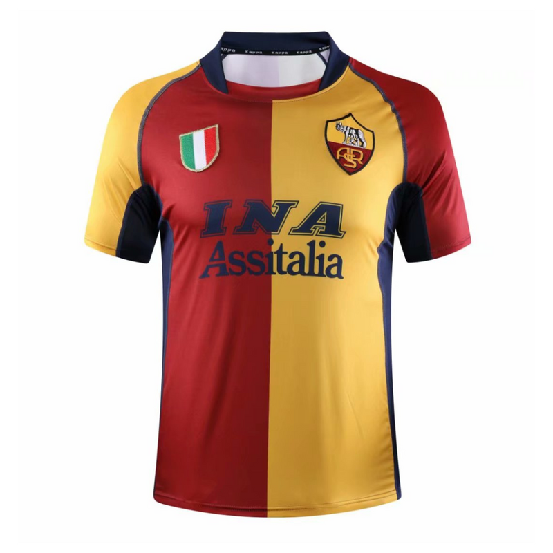 Camisa Roma Edição Especial Champions League 01/02 - Versão - Retrô