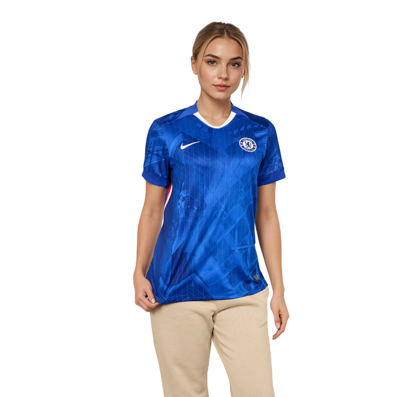 Camisa Chelsea I 25/26 - Versão - Feminina