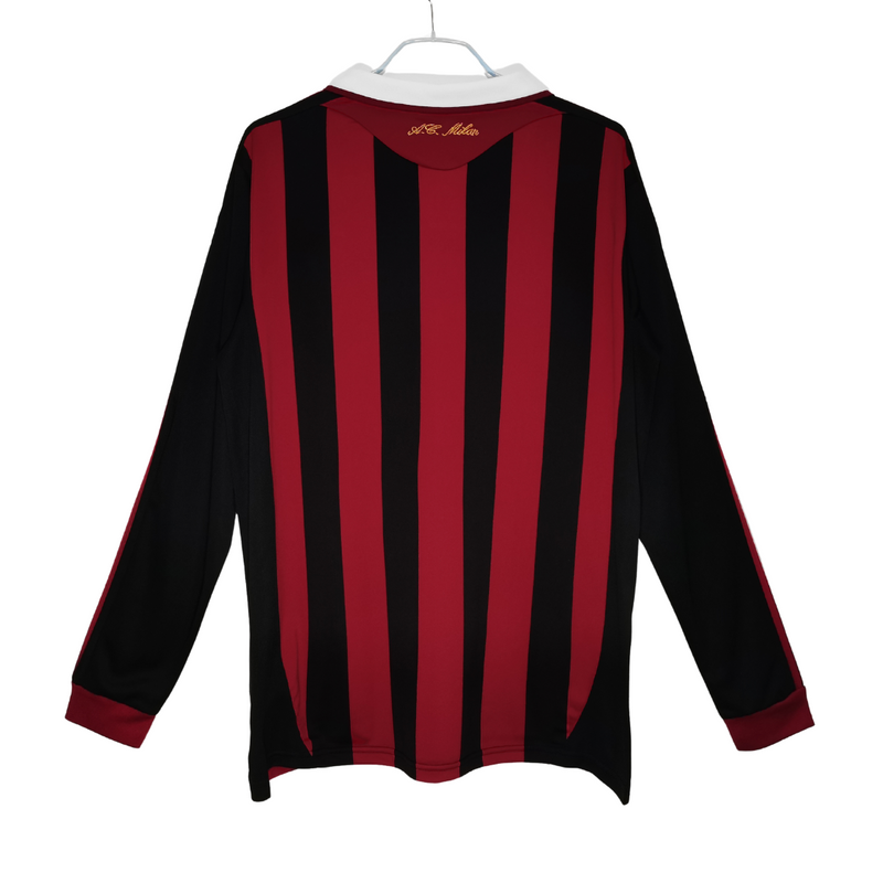 Camisa Milan I 09/10 - Versão Retrô - Manga Longa