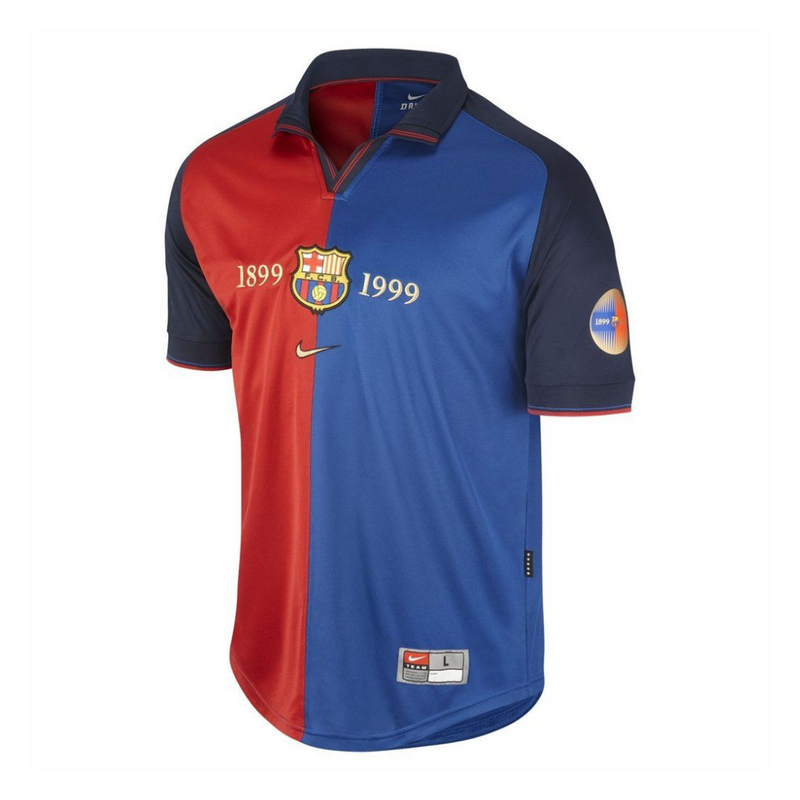 Camisa Barcelona I 99/00 - Versão - Retrô