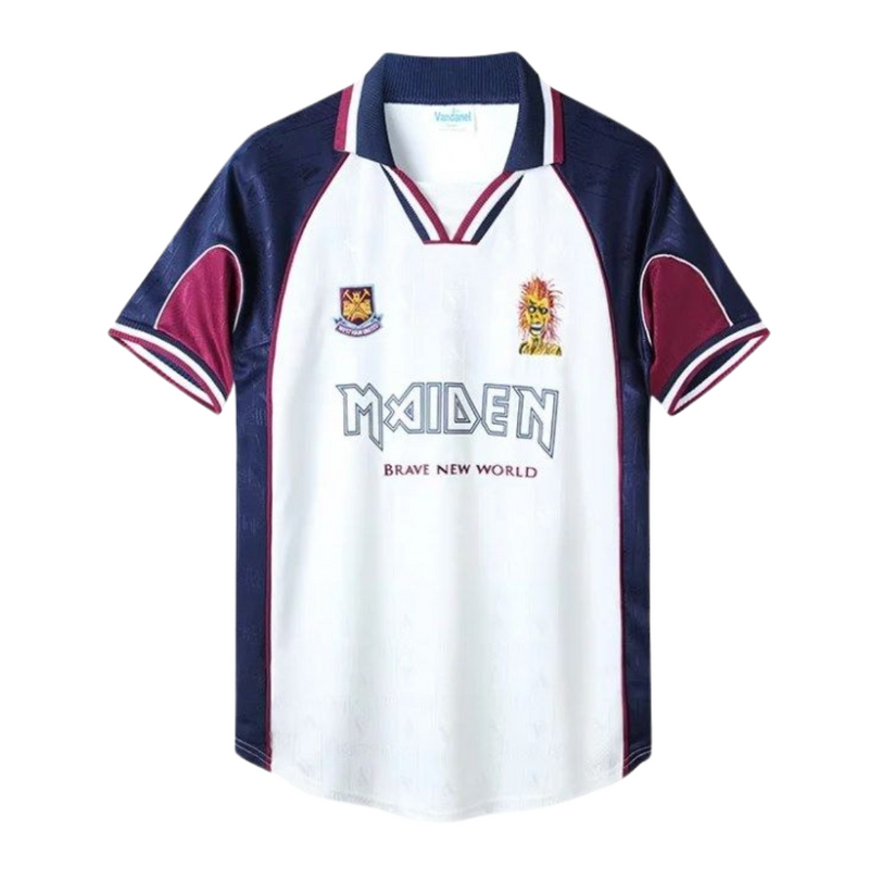 Camisa West Ham Edição Especial Aron Maiden N°7 99/00 - Versão - Retrô