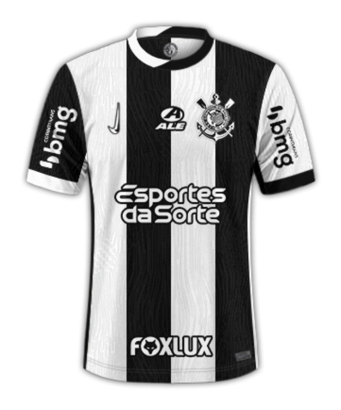 Camisa Corinthians III 24/25 + Patrocínios - Versão - Torcedor